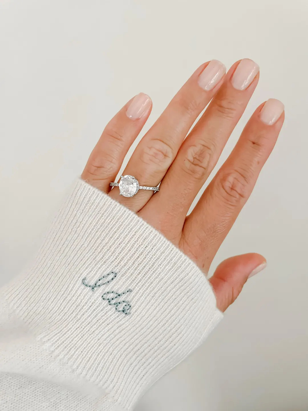 Custom Cashmere Bridal Sweater – Embroidered Wedding Sweater – Bride Getting Ready – Person... | Etsy (US)