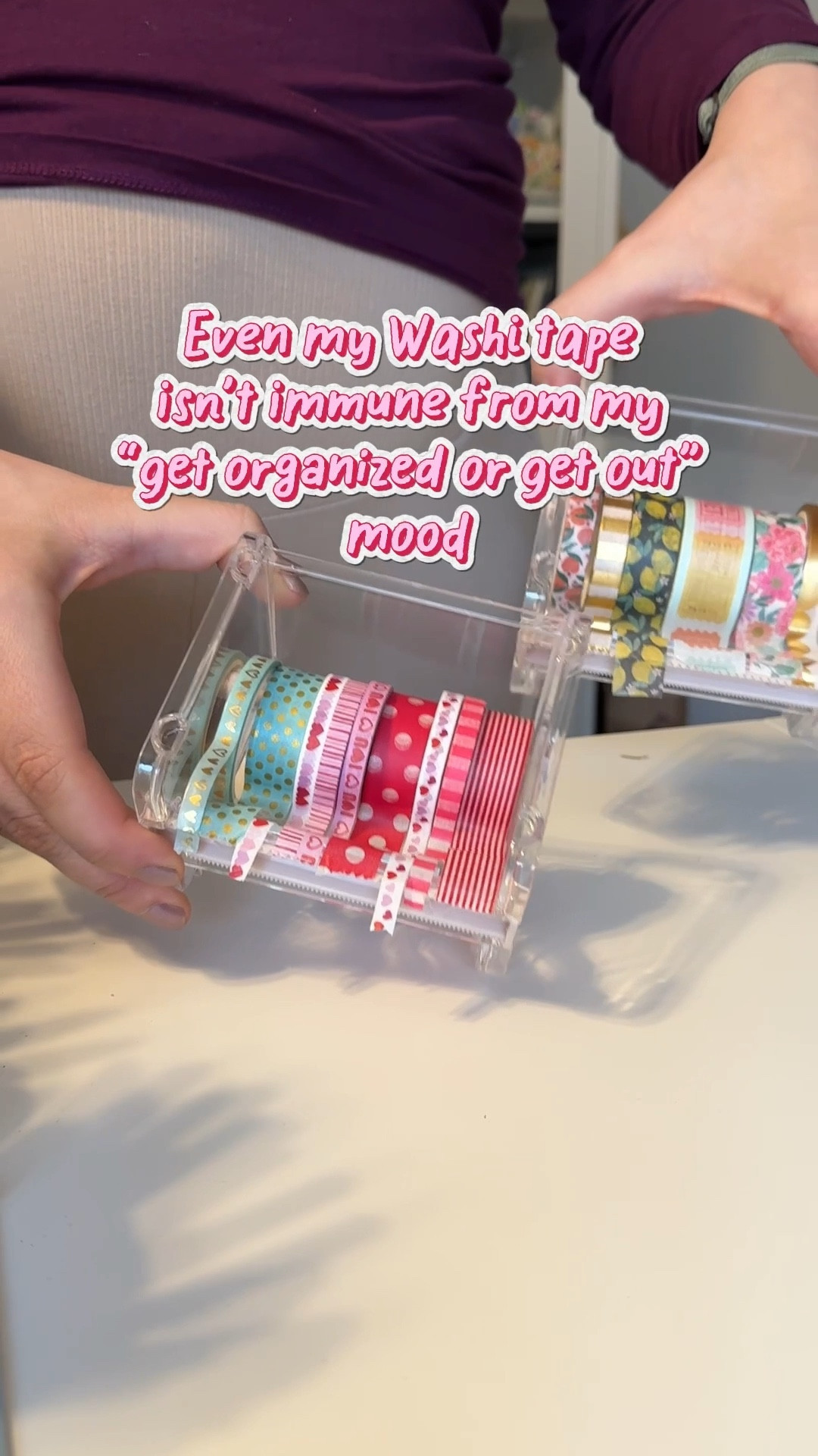 Washi tape organizer- perfect for scrapbooking, junk journaling and more!

#LTKHome #LTKmomlife