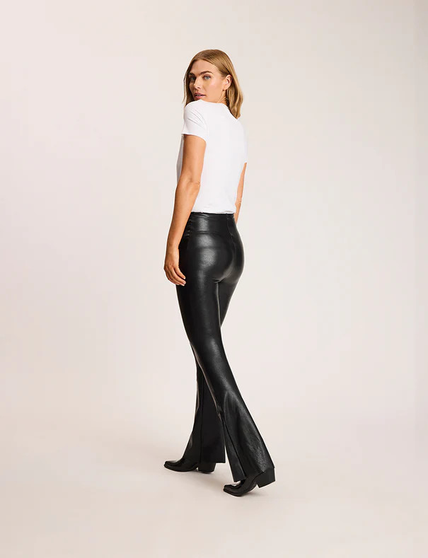 Faux Leather Flared Legging | commando