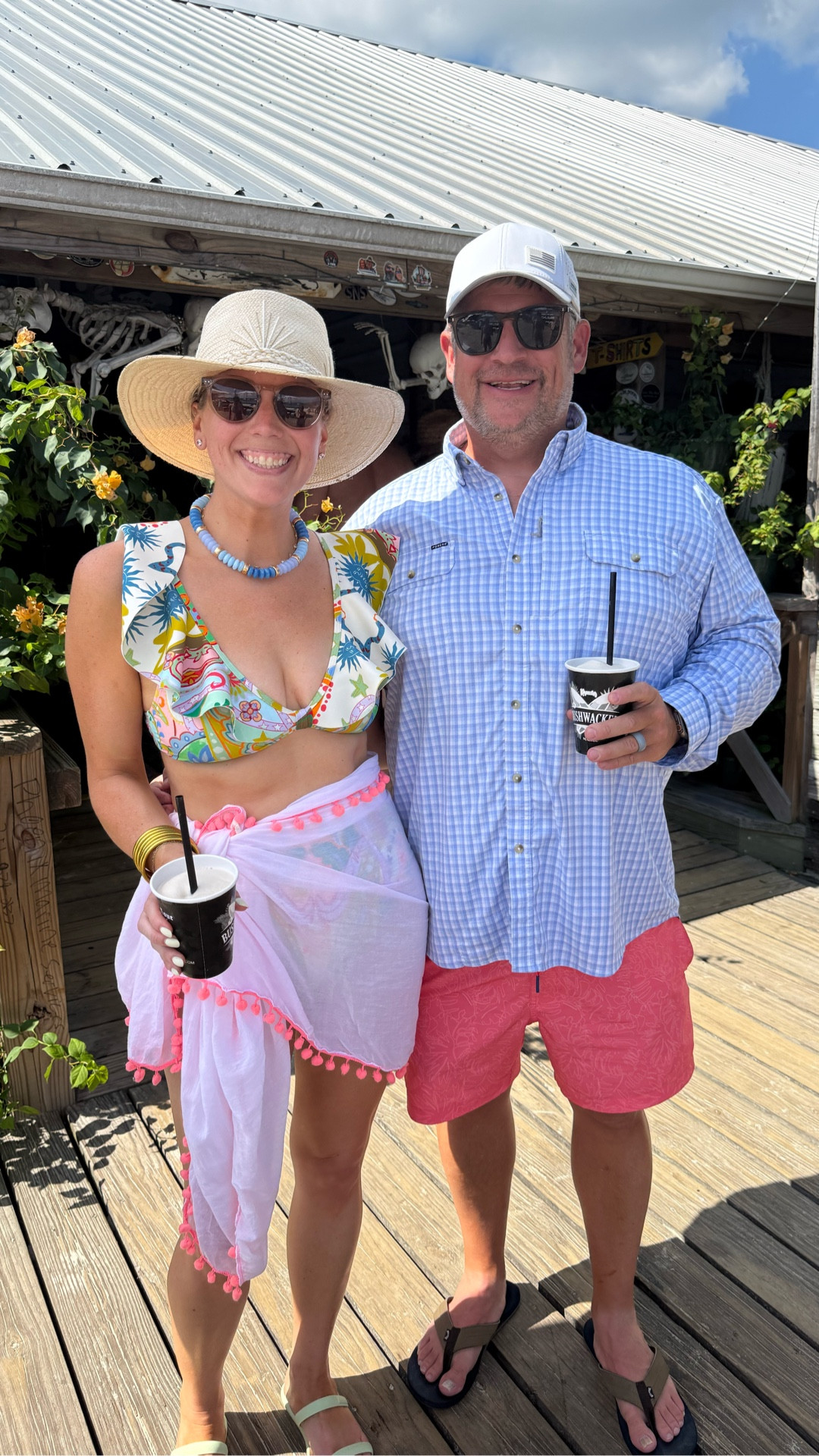 Come spend the day with me at the beach on vacay!!! Linking what I wore! 
Bathing suit- dillards wearing size medium
Pajamas- Amazon, wearing size small but will probably re order size medium 
Hat is tipsy threads 
Lounge set is Spanx- size small 

#LTKStyleTip #LTKTravel #LTKSwim