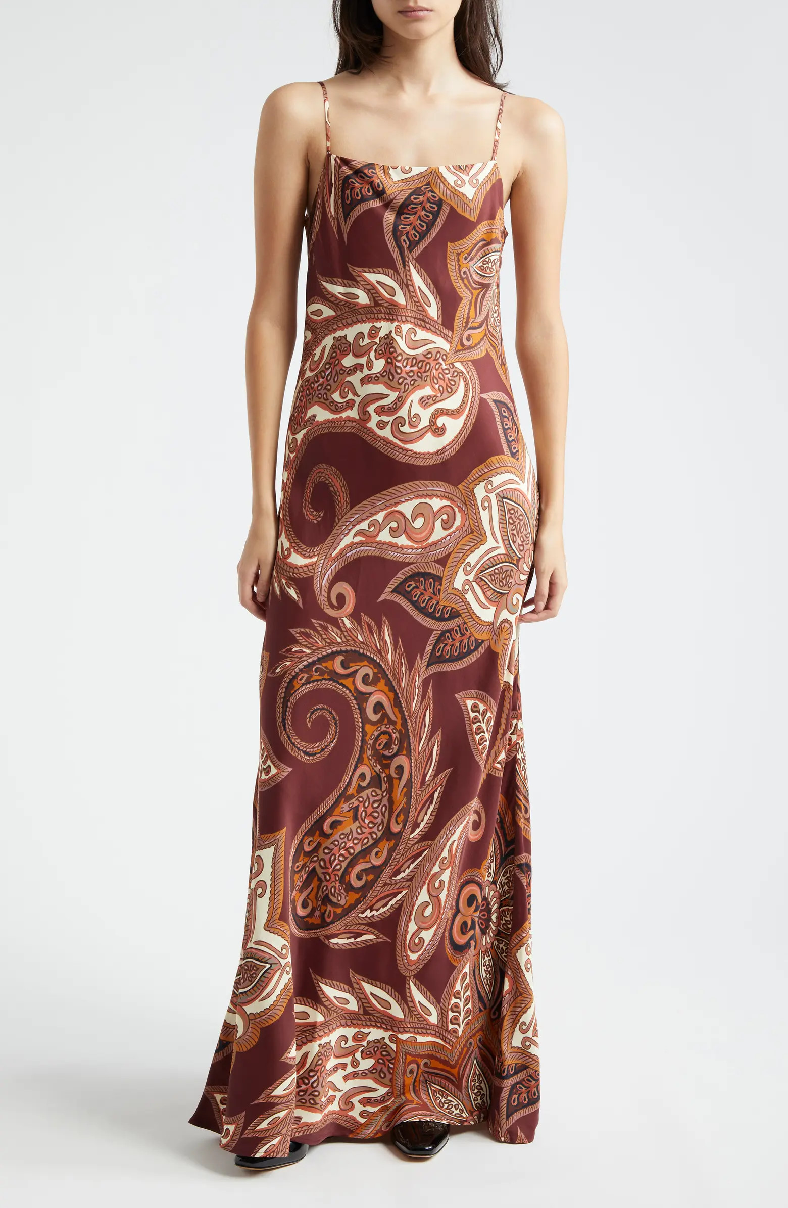 FARM Rio Leopard Paisley Maxi Slipdress | Nordstrom | Nordstrom