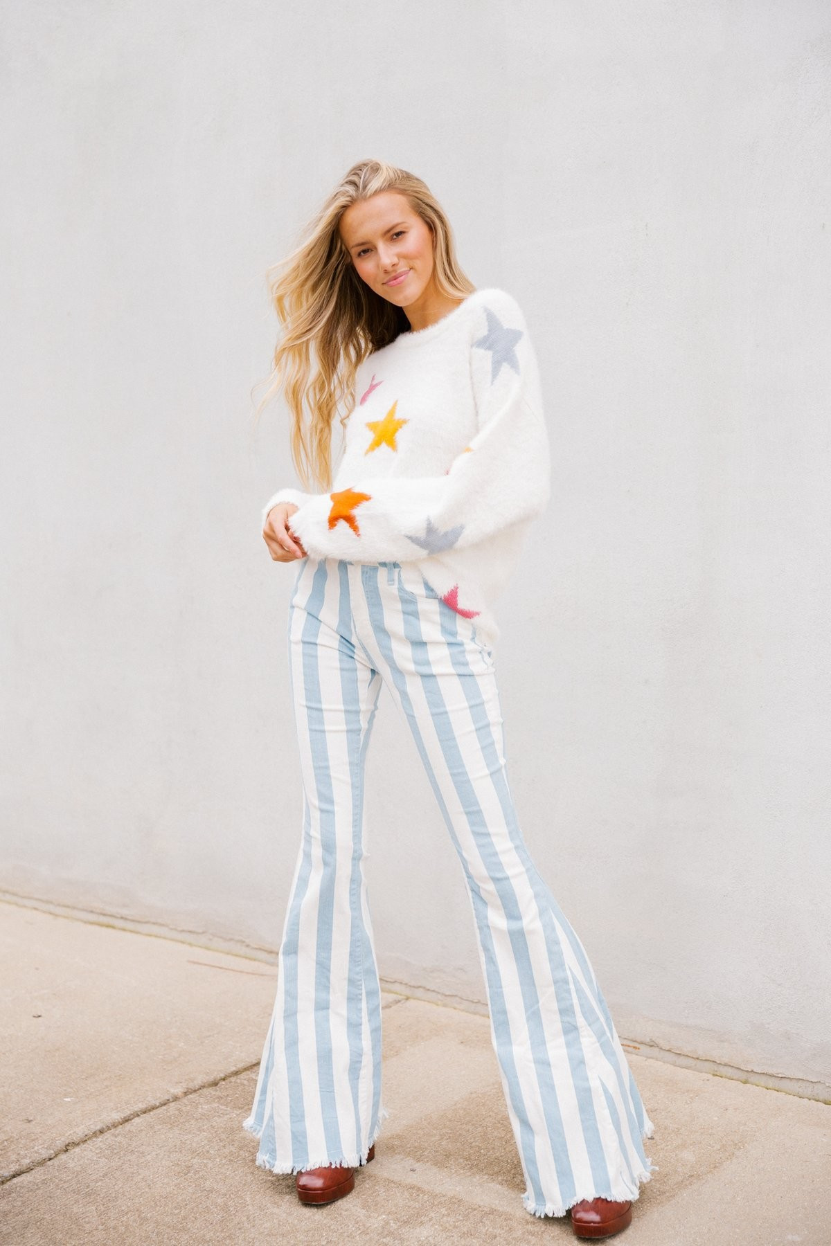 LACEY DENIM FLARES | Judith March