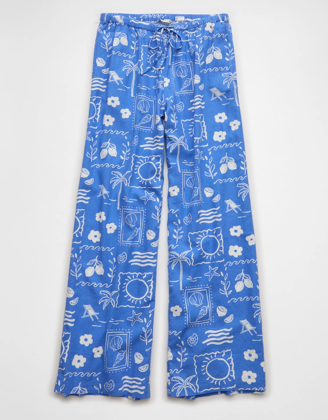 AE Mid-Rise Linen-Blend Pant | American Eagle Outfitters (US & CA)