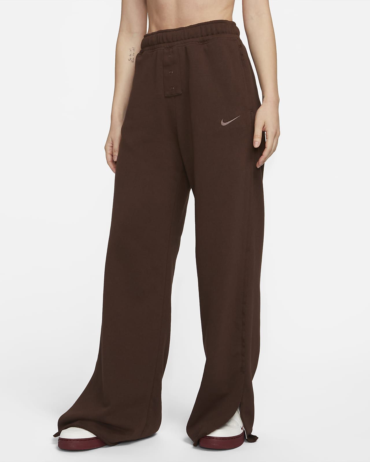 Women's High-Waisted Wide-Leg French Terry Pants | Nike (US)