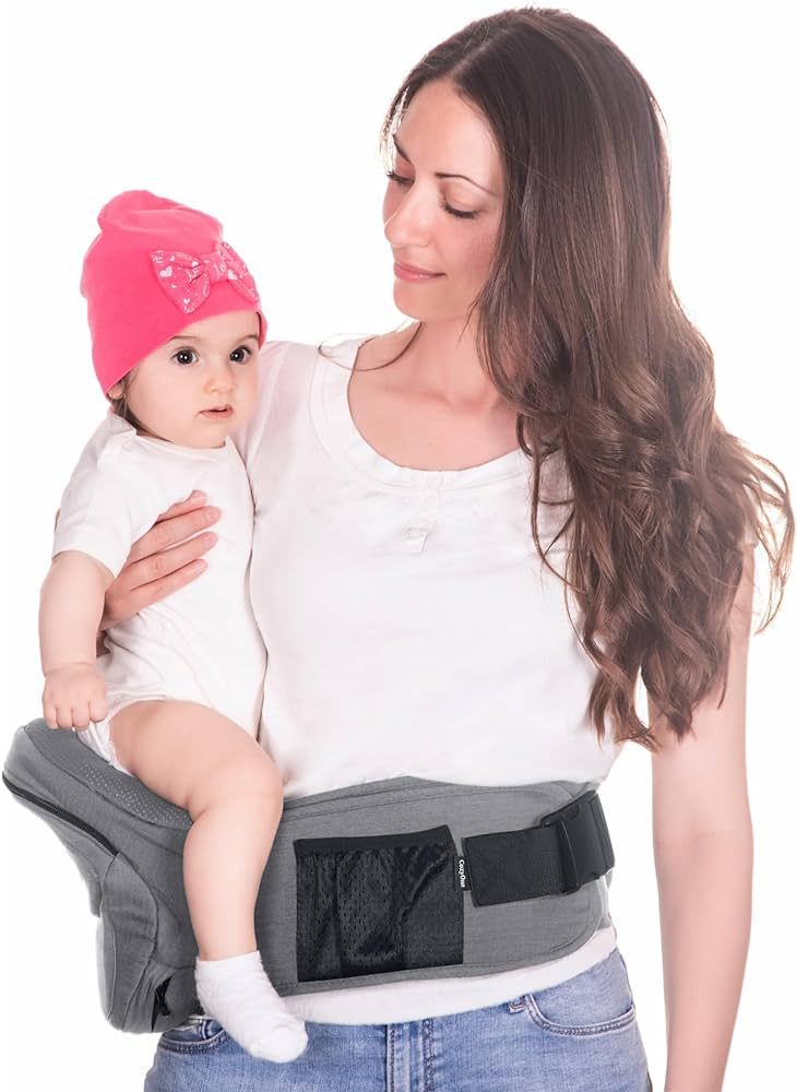 CPC-Certified Hip Seat Baby Carrier - New Ergonomic Bench Design, Adjustable Waistband & Various ... | Amazon (US)