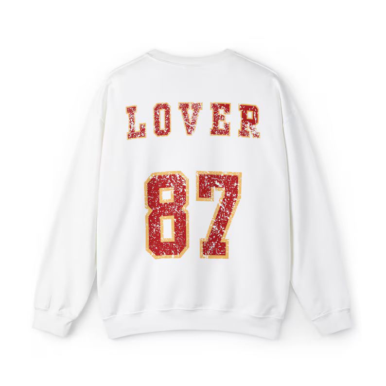 Swift and Kelce Lover Sweatshirt, Swift and Kelce, Swift Kelce Lover 87, Swifty and Travis Kelce ... | Etsy (US)