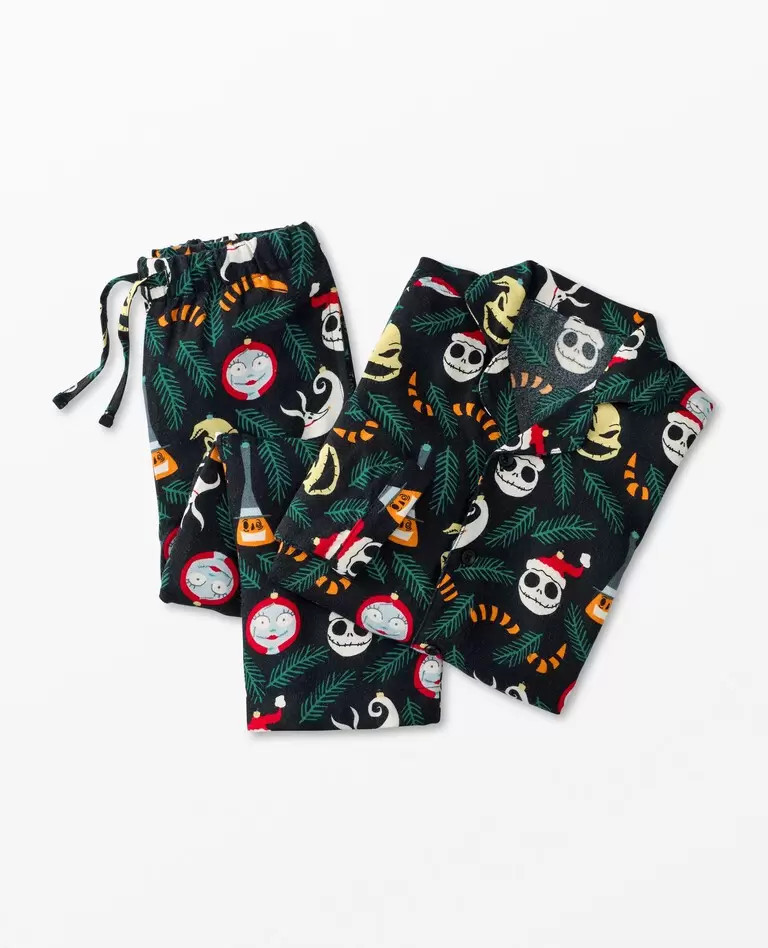 Kids Disney Tim Burton's The Nightmare Before Christmas Flannel Pajama Set | Hanna Andersson