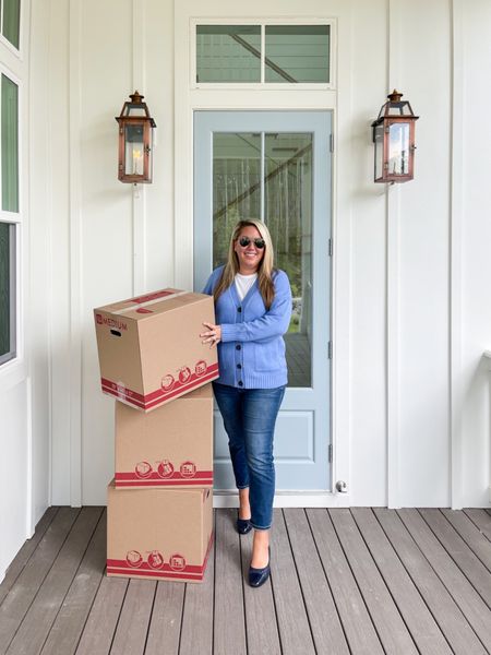 It’s hard to believe, but moving week is finally here! 📦 🏡 #walmartpartner It’s been a long time coming but we’re moving to our new build this week and we couldn’t be more ready! We’ve been packing like crazy and I’m excited to decorate our porch for fall! This cozy @walmartfashion two-toned grandpa cardigan, my favorite $18 jeans, and comfy quilted ballet flats will also be perfect for fall! It’s fully stocked and comes in five colors (I also have the cornflower blue) and has a perfect 5-star rating! Linking a few other fall favorites you may love too!
.
#walmartfashion #ltkseasonal #ltkunder50 #ltkover40 #ltkmidsize #ltksalealert #ltkhome #ltkfind #ltkunder100 #ltkworkwear #ltktravel #ltkshoecrush 

#LTKunder50 #LTKSeasonal #LTKover40