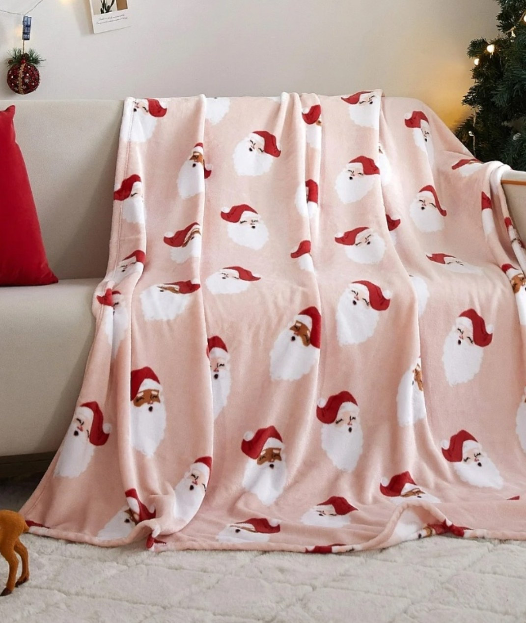 Snagged this $5 Santa blanket to keep in the car! 