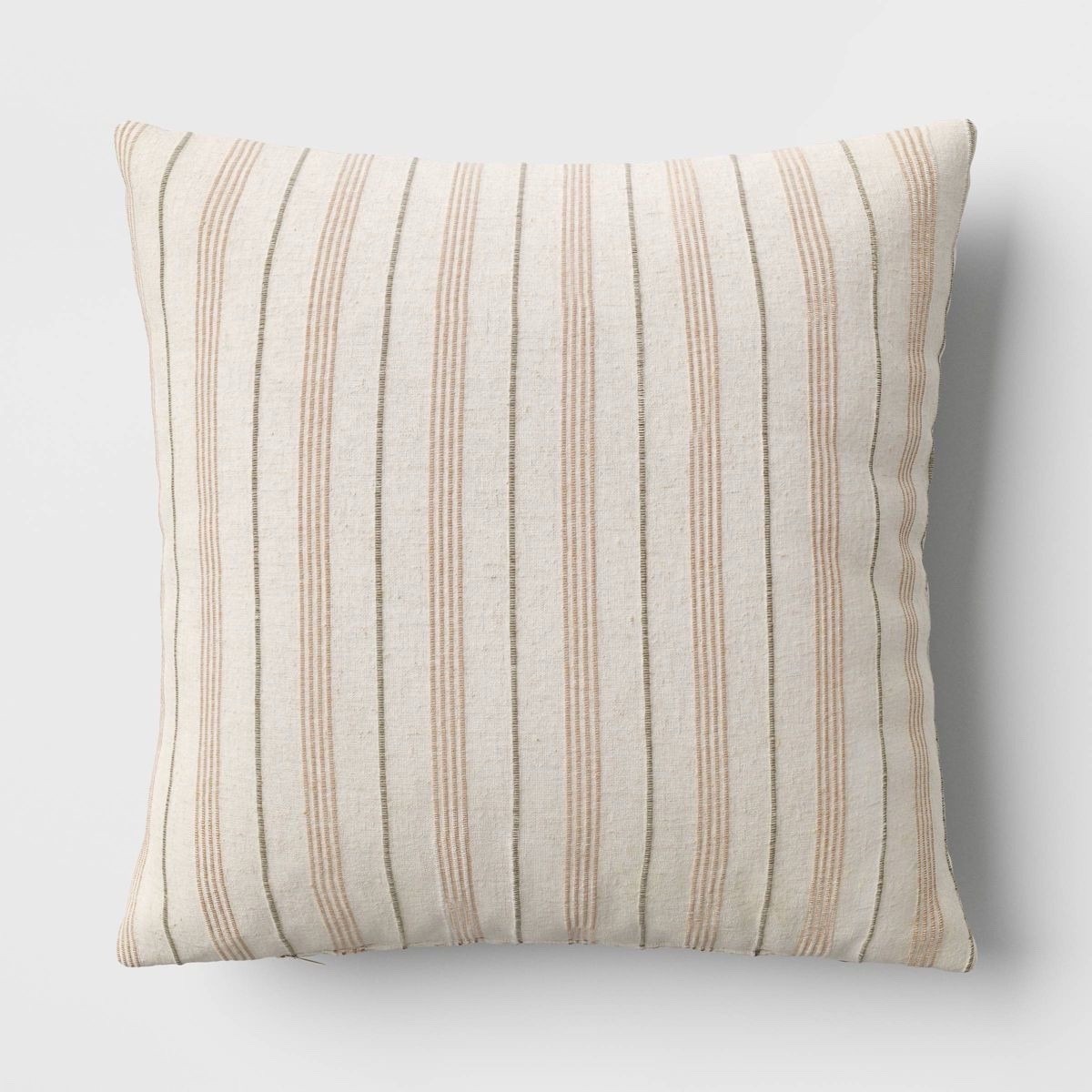 Cotton Flax Woven Striped Square Throw Pillow - Threshold 

#fall

#LTKSaleAlert #LTKHome #LTKFindsUnder50