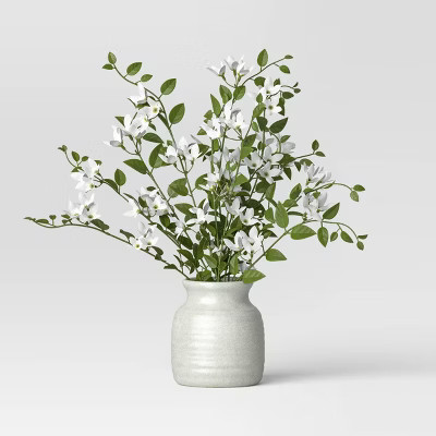 Artificial Floral Arrangement White - Threshold™ | Target
