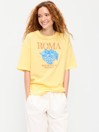 Short-Sleeve Loose Graphic T-Shirt | Old Navy | Old Navy (US)