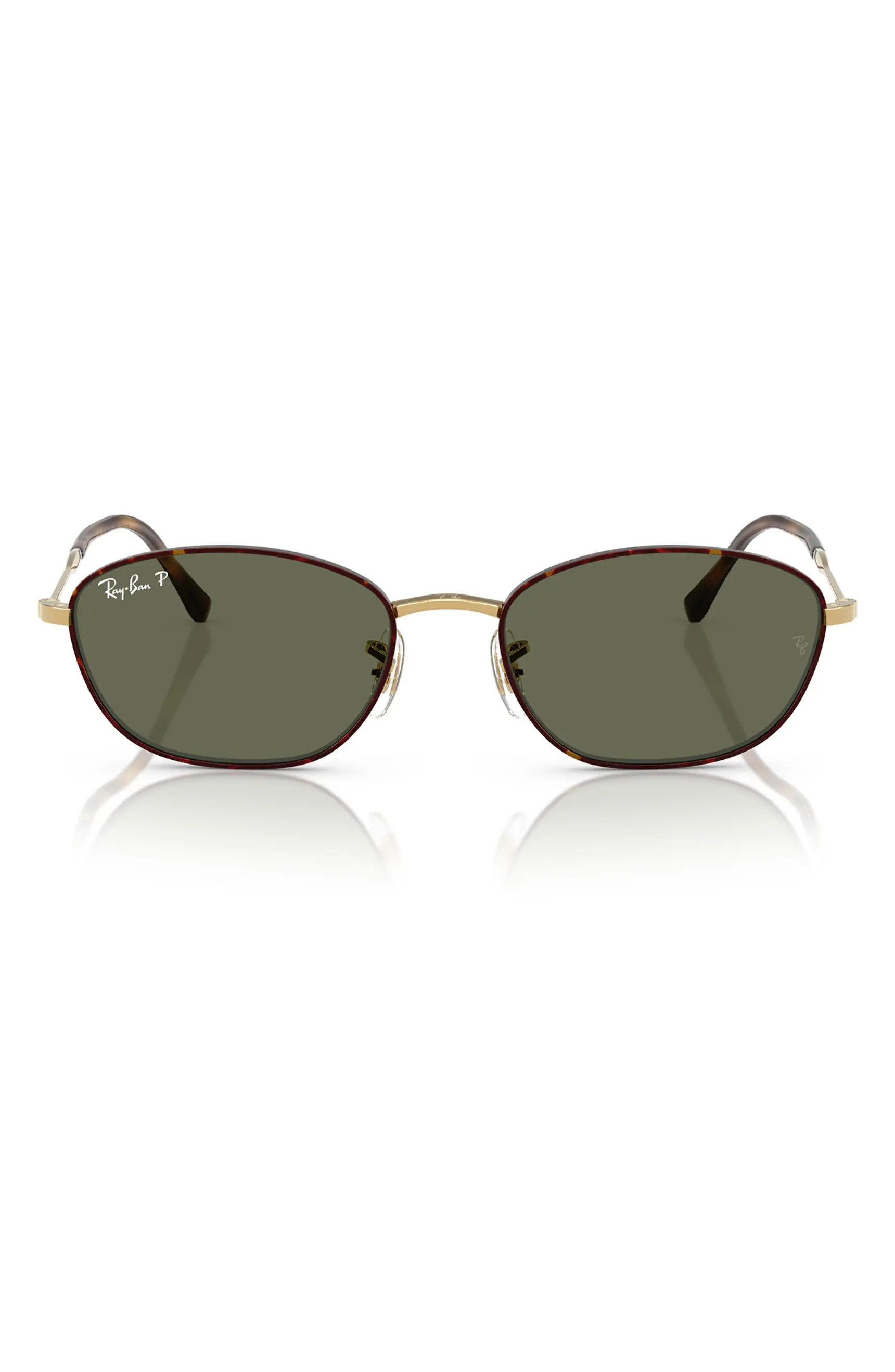 58mm Irregular Oval Sunglasses | Nordstrom