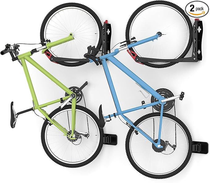 WALMANN BIKEPAL No Lifting Wall Mount Swivel Bike Rack, Vertical Bike Wall Hangers for Garage Spa... | Amazon (US)