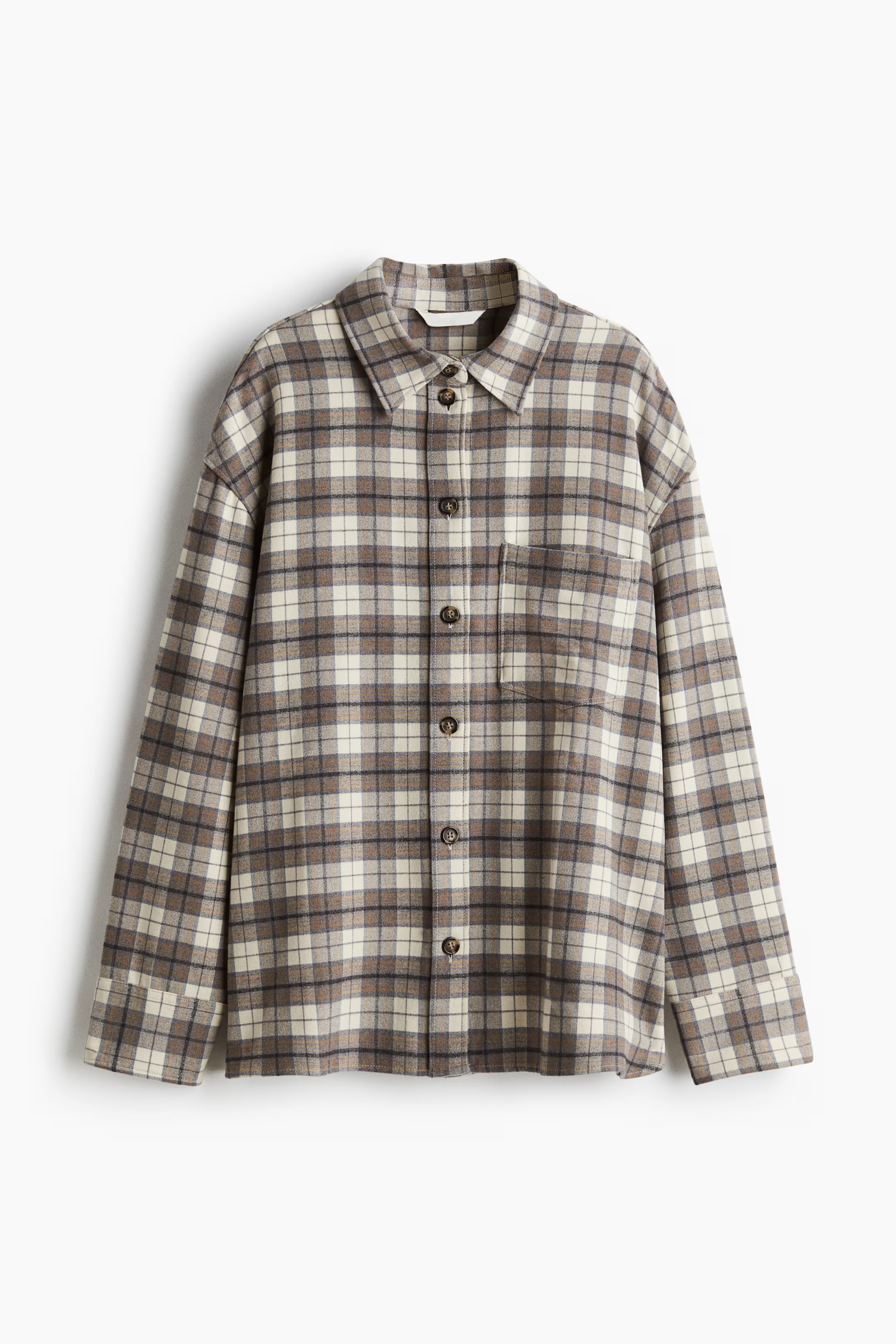Oversized flannel shirt | H&M (UK, MY, IN, SG, PH, TW, HK)
