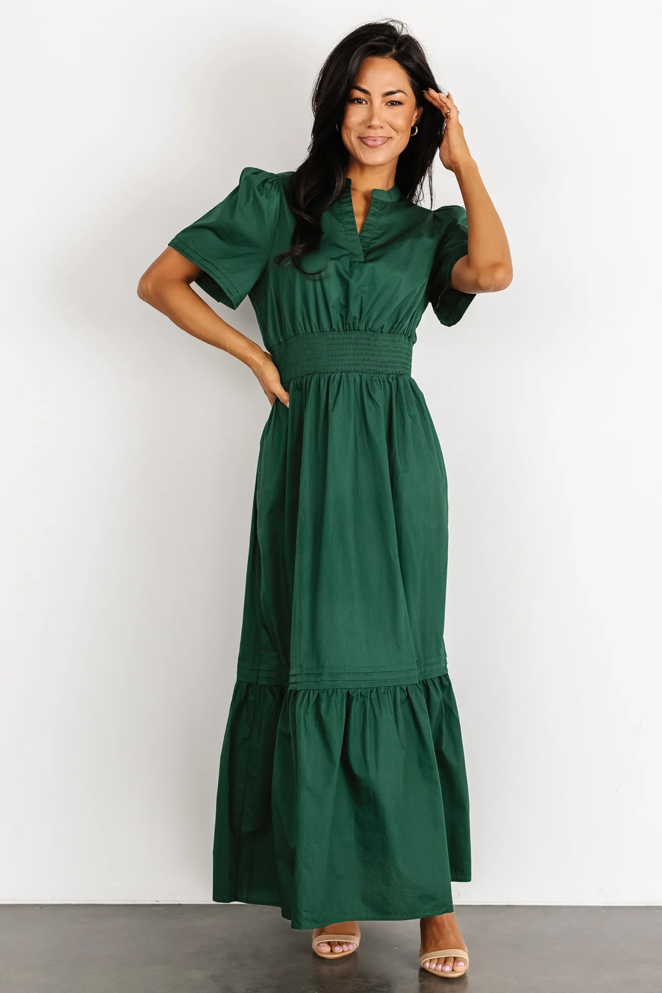 Vera Maxi Dress | Emerald | Baltic Born