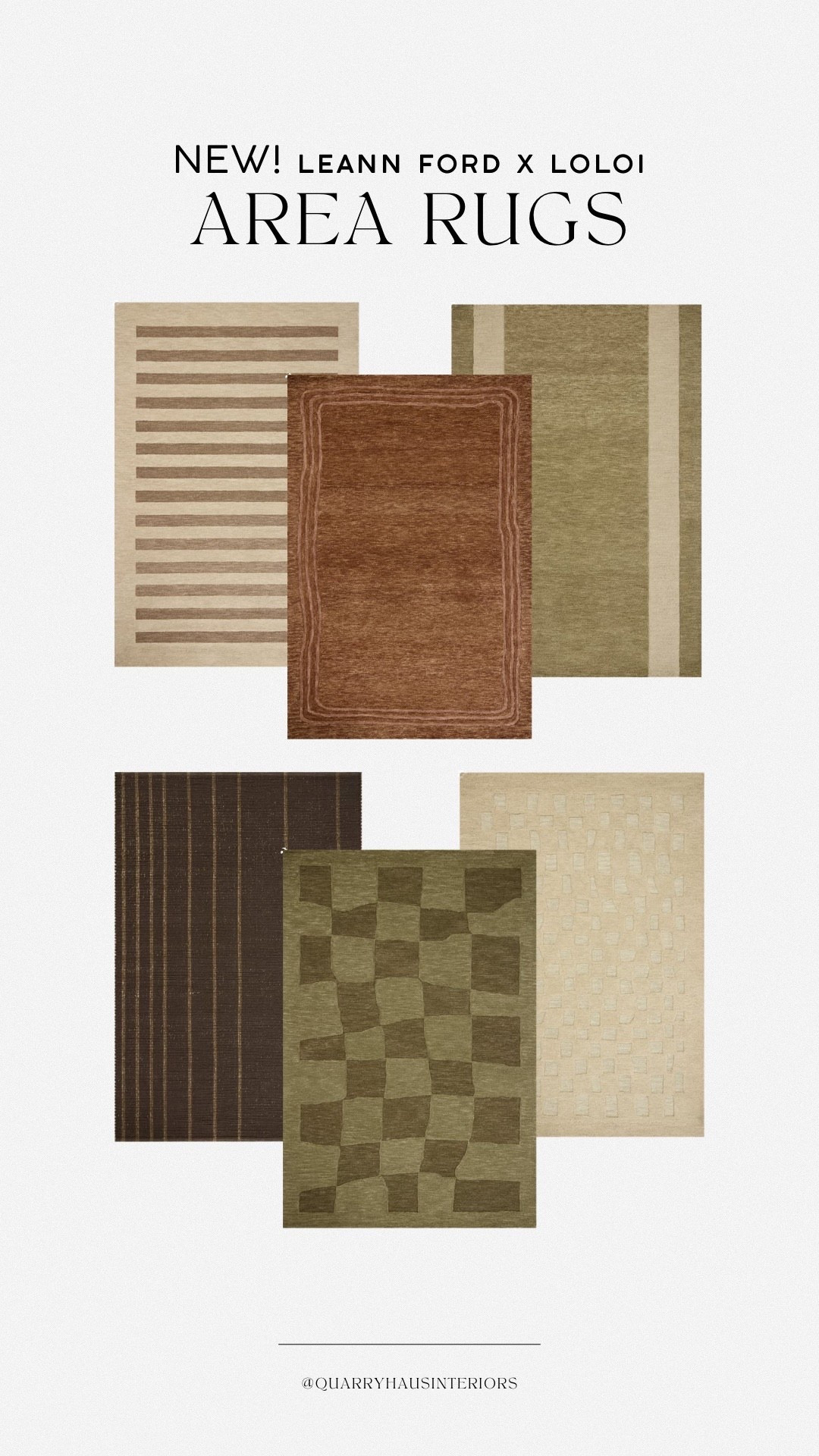 If you’re looking for an area rug that’s modern, cozy and earthy, look no further than the new collection from Leann Ford and Loloi!

#LTKHome