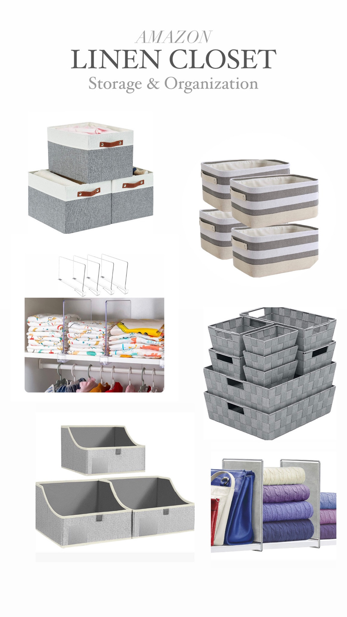 Linen Closet Organization/Storage✨ 

#LTKunder50 #LTKhome #LTKsalealert