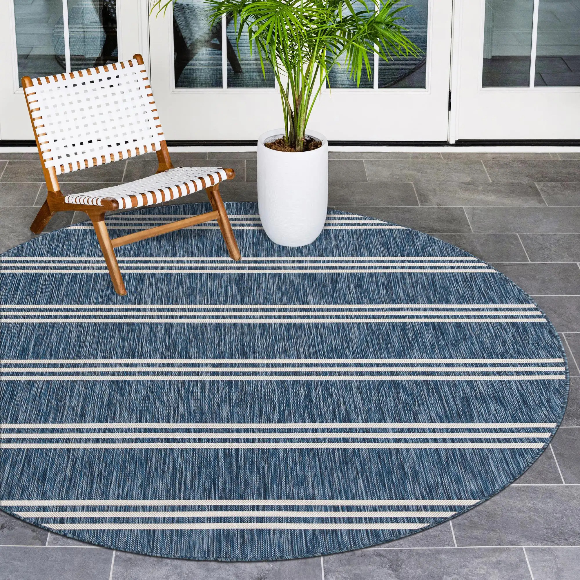 4' x 4' Jill Zarin Outdoor Round Rug | Rugs.com