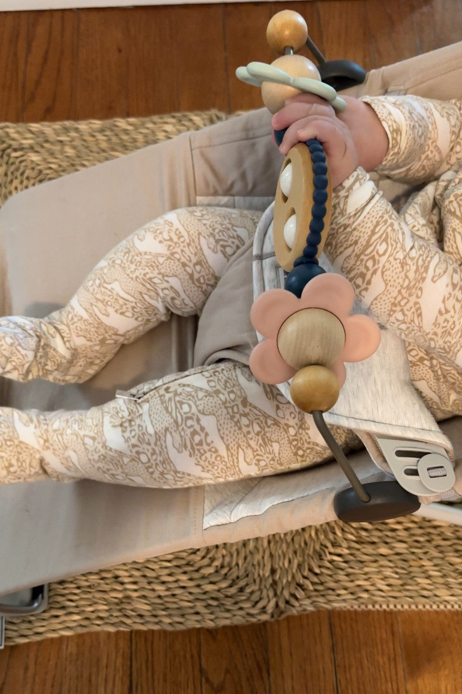 Baby bouncer + bouncer toy + onesie! 

#LTKbump #LTKbaby #LTKfamily