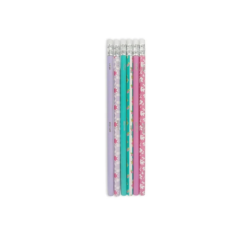 Pen+Gear Unsharpened Wooden Pencils, Mixed Patterns, #2 HB, Assorted Colors, 12 Count | Walmart (US)