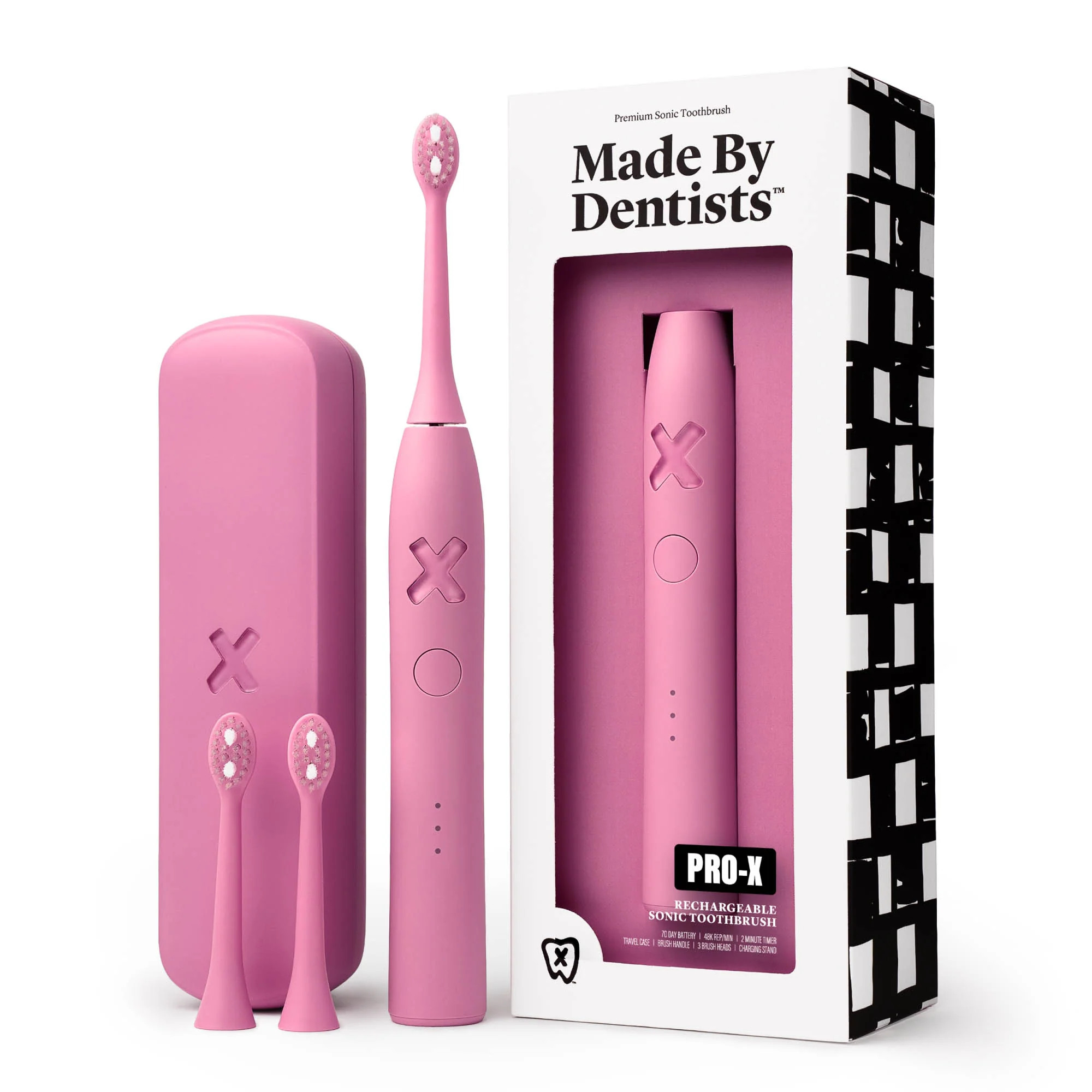 PRO-X Sonic Toothbrush - Pink | Made By Dentists