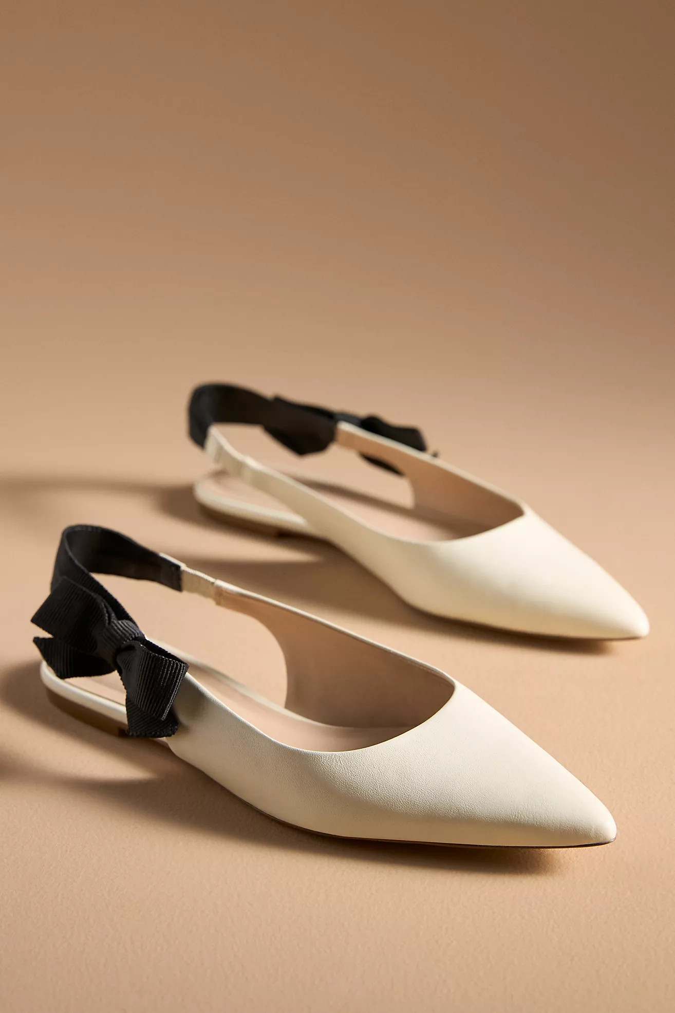 Maeve Side-Bow Slingback Flats | Anthropologie (US)