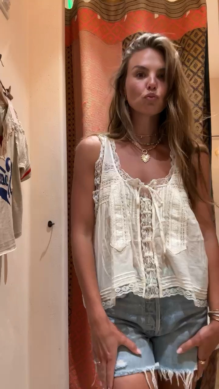 Love a lacey white tank in the summer 🫶

#LTKSummerSales #LTKSeasonal #LTKStyleTip