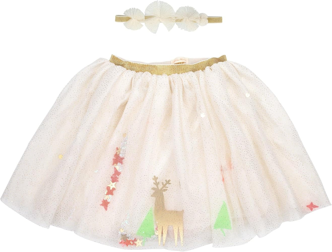 Meri Meri Reindeer Shaker Tutu & Headband (Pack of 1) | Amazon (US)
