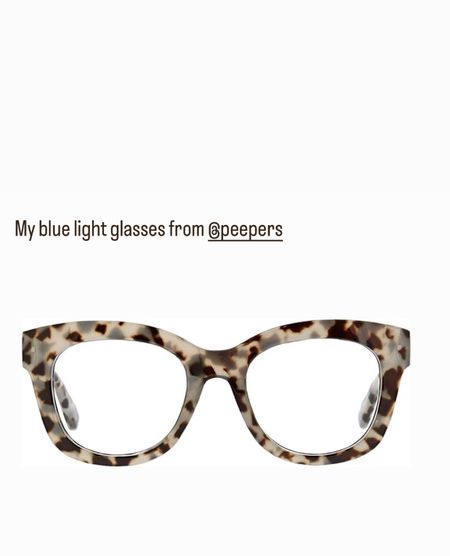 I am trying to wear my #bluelight glasses more regularly so I need cute styles! 