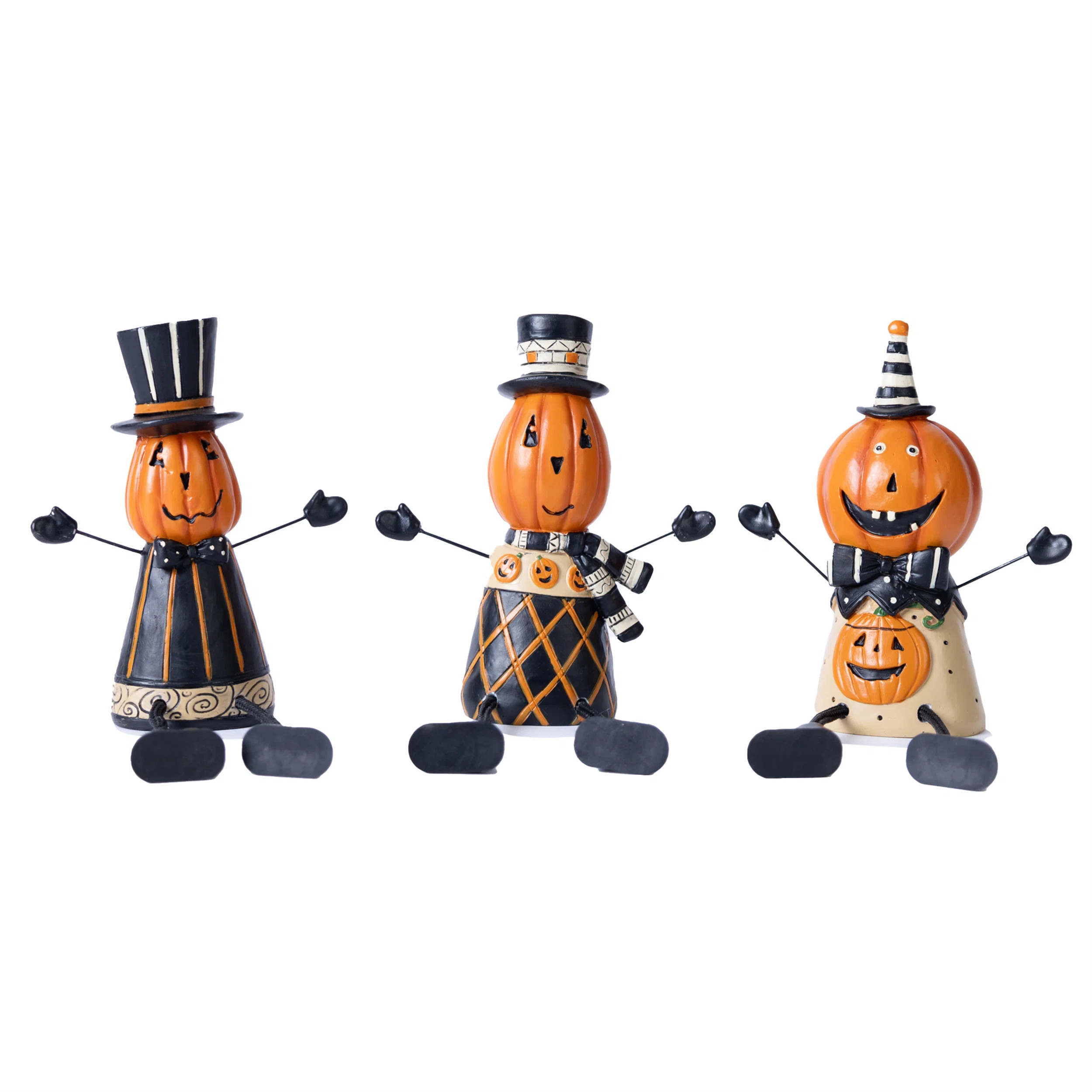 Jack o Lantern Shelf Sitter (Set of 3) | Wayfair North America