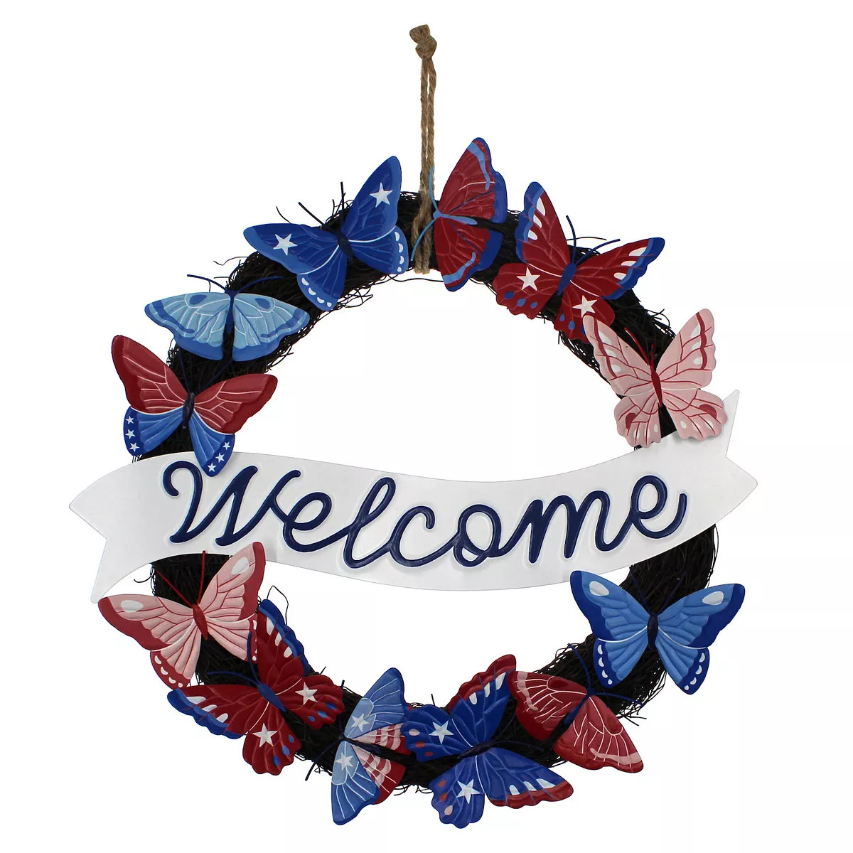 Celebrate Together™ Americana Butterfly Welcome Wreath | Kohl's
