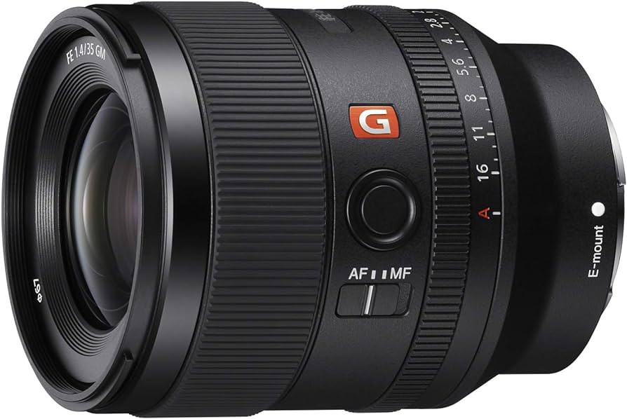 Sony FE 35mm F1.4 GM Full-Frame Large-Aperture Wide Angle G Master Lens Black | Amazon (US)