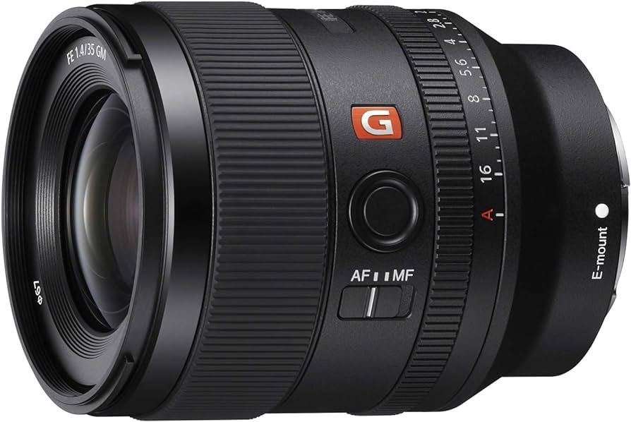 Sony FE 35mm F1.4 GM Full-Frame Large-Aperture Wide Angle G Master Lens | Amazon (US)