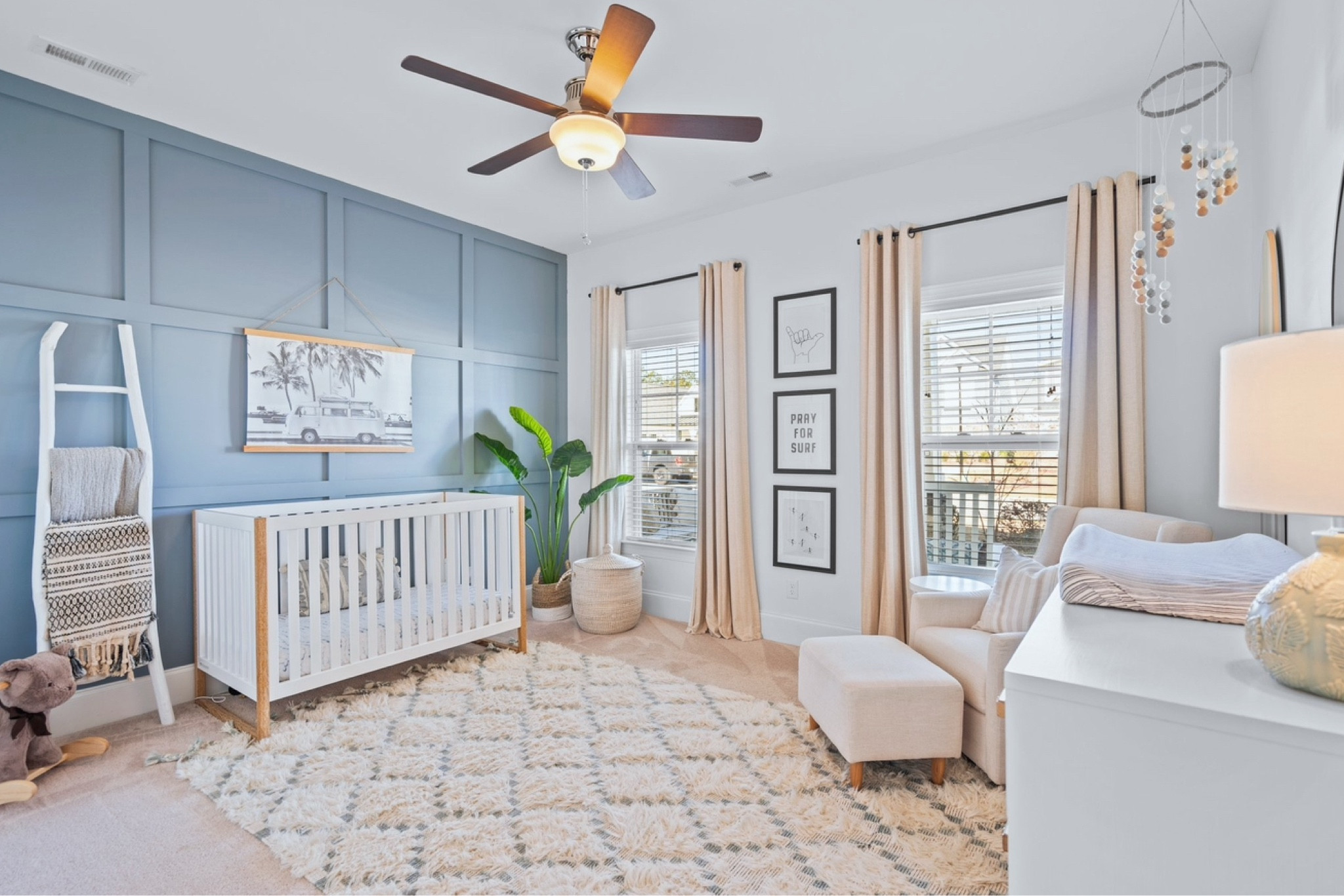 Linking what I can from
My little boys nursery:  the crib is Serena and Lily and they not longer make this style
