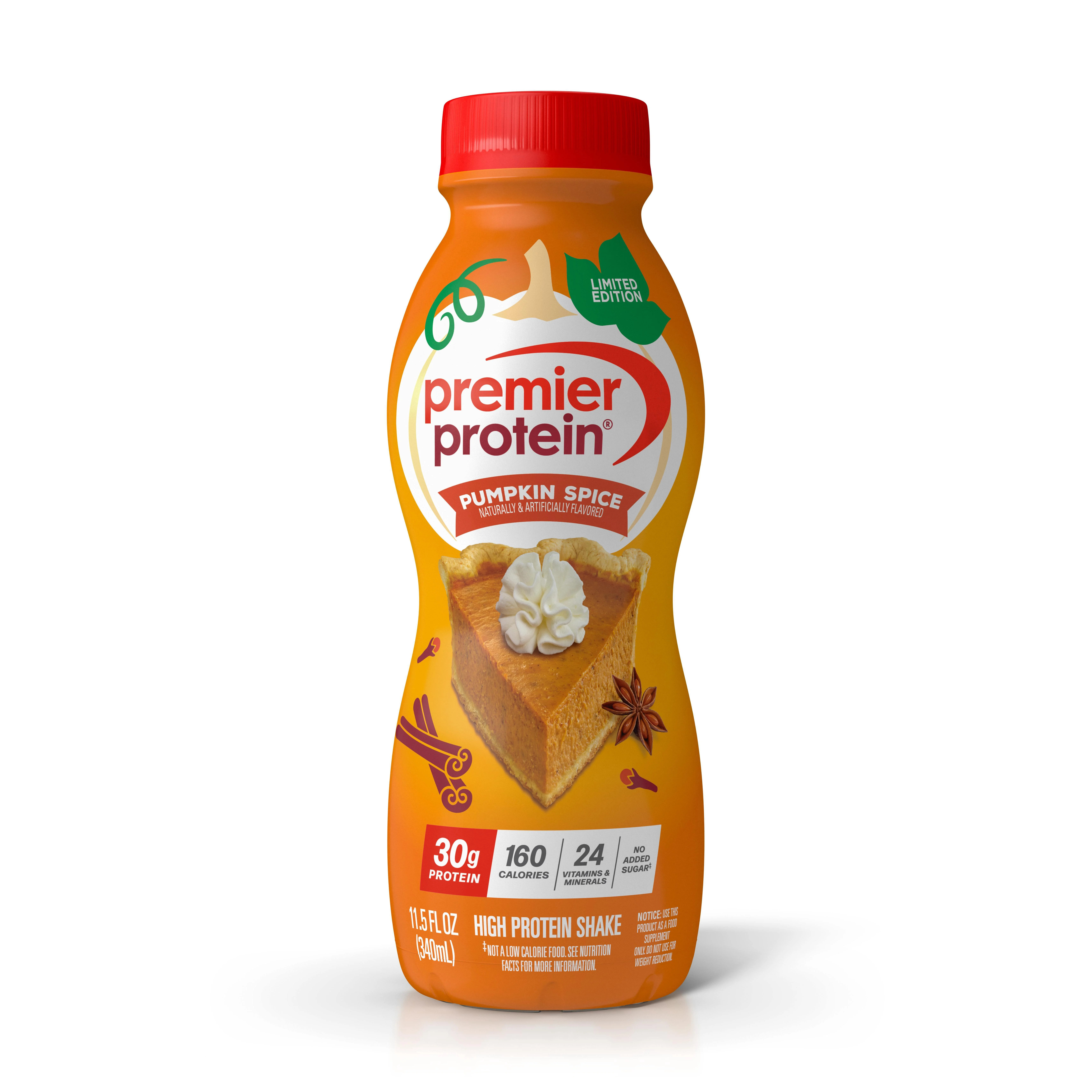 Premier Protein Shake, Pumpkin Spice, 30g Protein, 11.5 fl oz, 1 Ct - Walmart.com | Walmart (US)