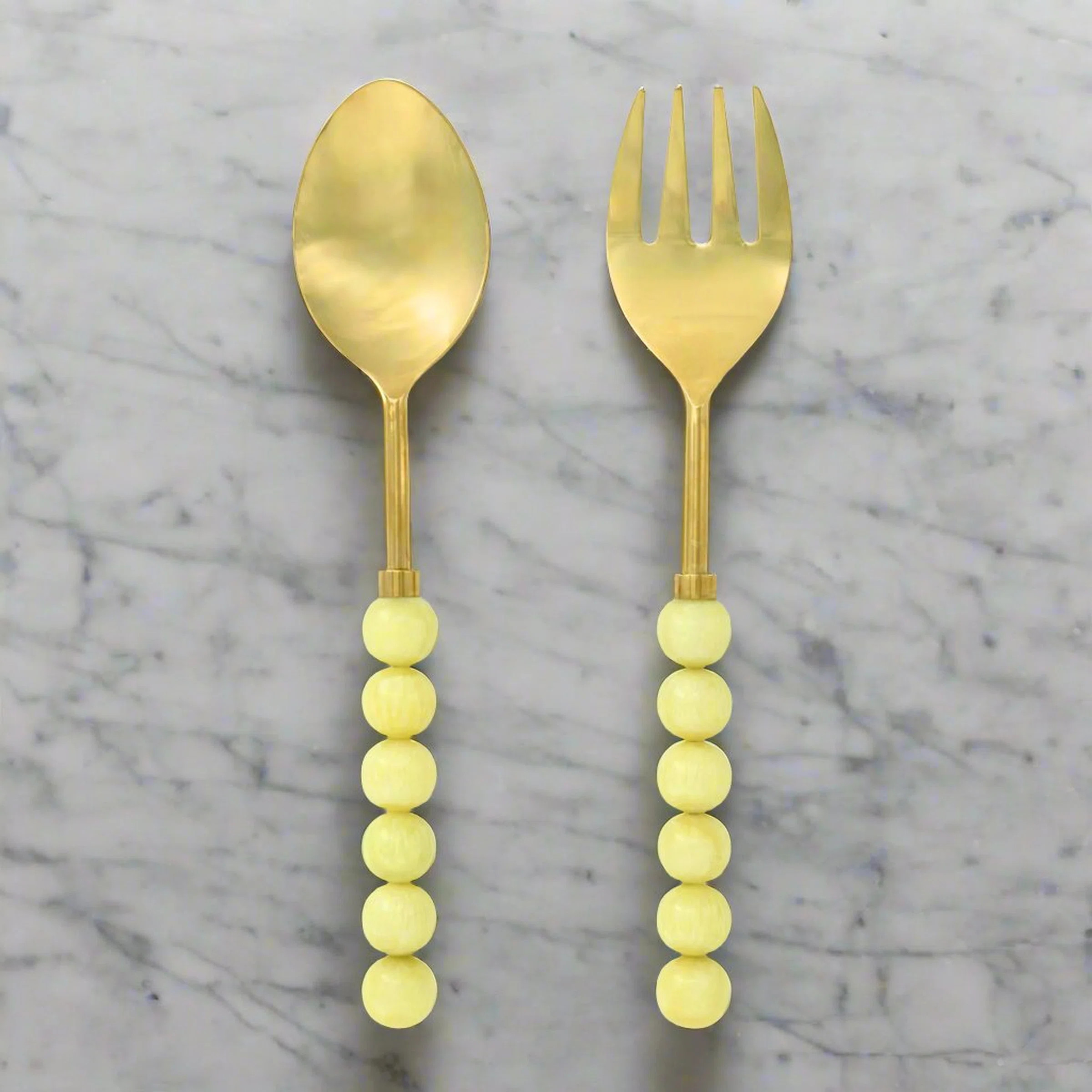 Rathlin Butter Salad Server Set | Wayfair North America