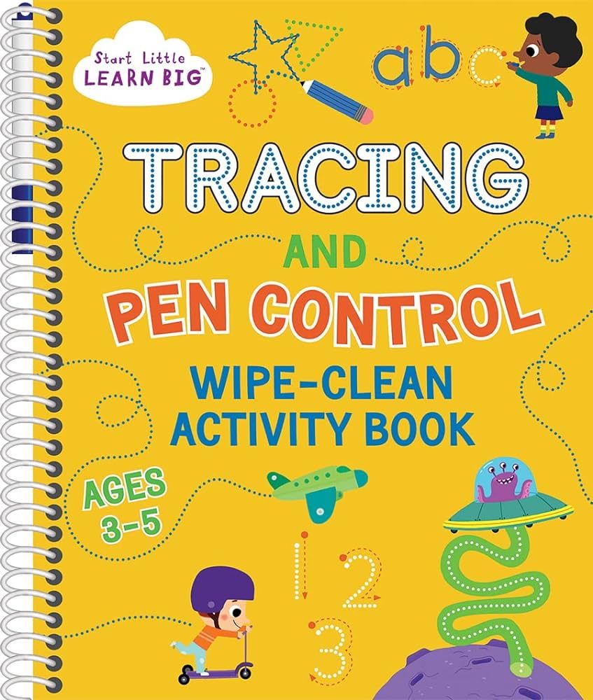Big Wipe Clean Tracing and Pen Control Activity Book for Kids Ages 3 to 5 (Start Little Learn Big... | Amazon (US)