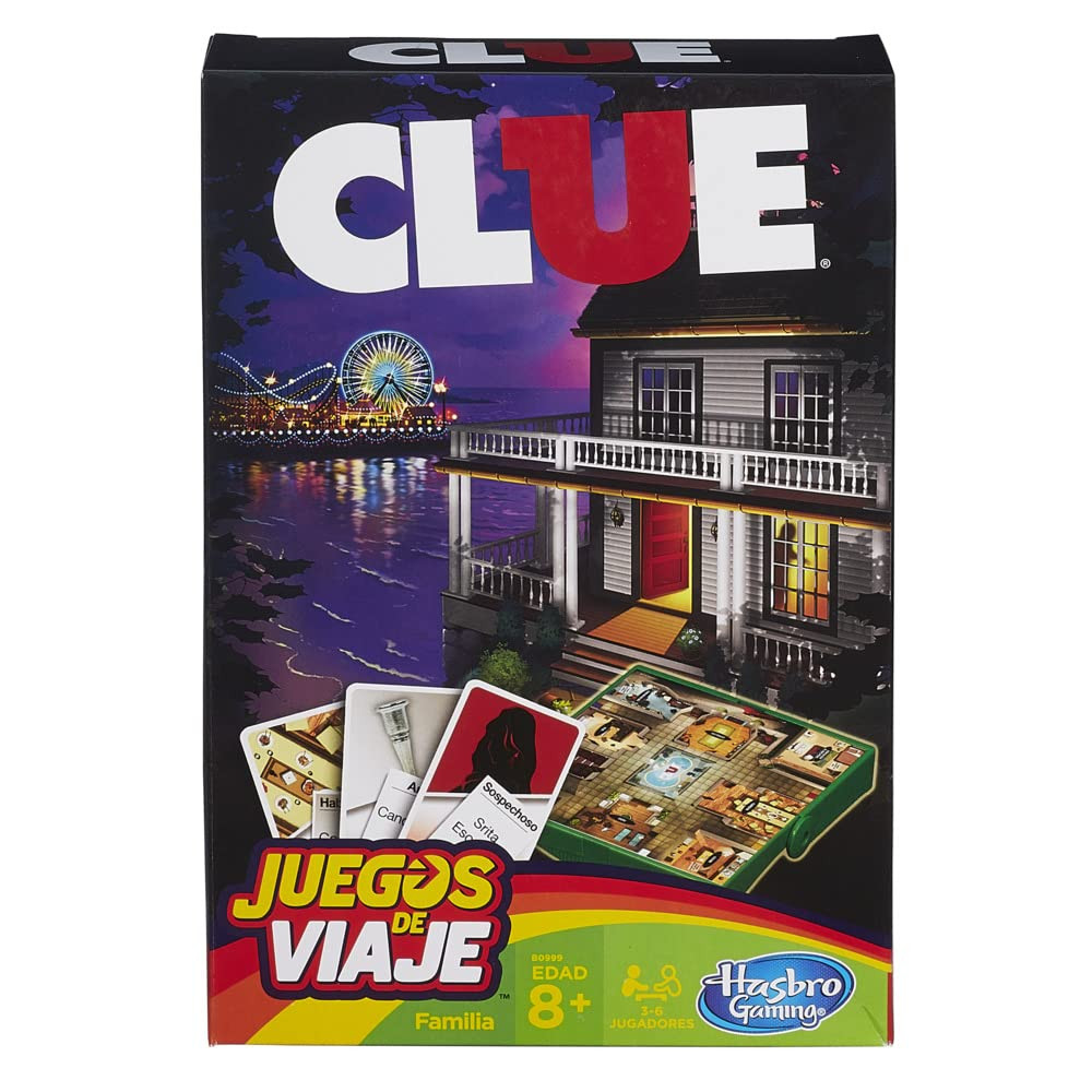 Hasbro Gaming Clue Grab and Go Game (Travel Size) | Amazon (US)