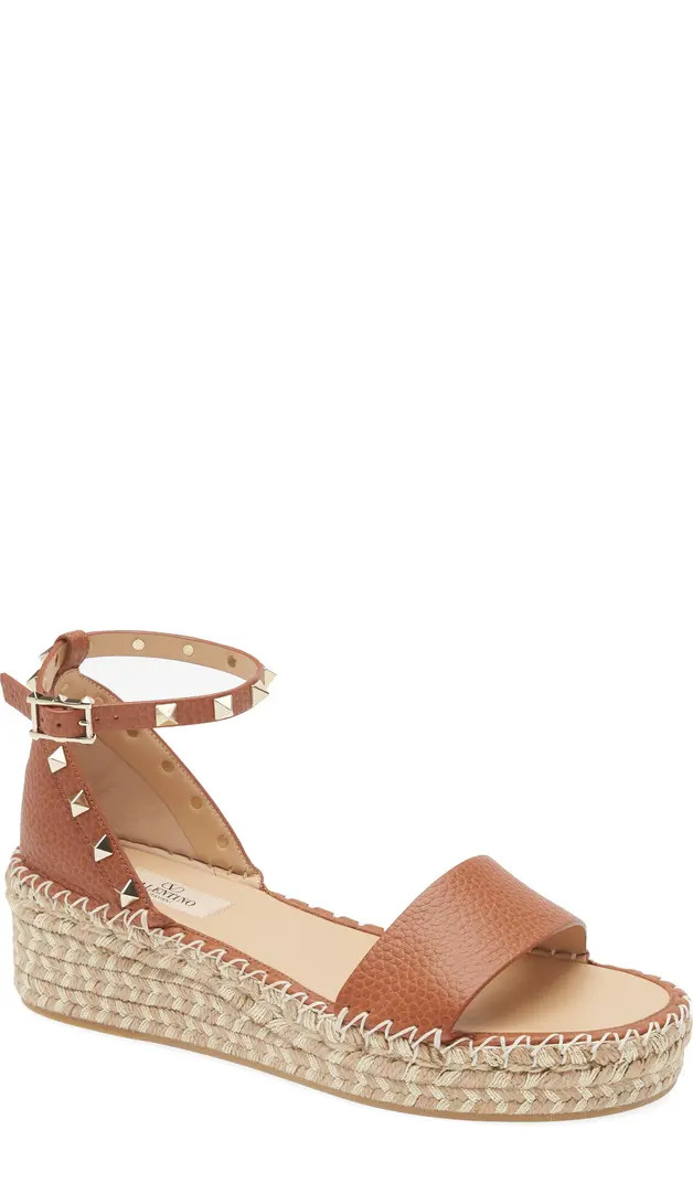 Rockstud Espadrille Wedge Sandal (Women) | Nordstrom