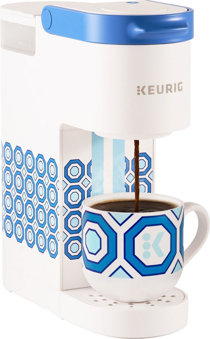 Keurig Limited Edition Jonathan Adler K-Mini Single Serve K-Cup Pod Coffee Maker White 5000358646... | Best Buy U.S.