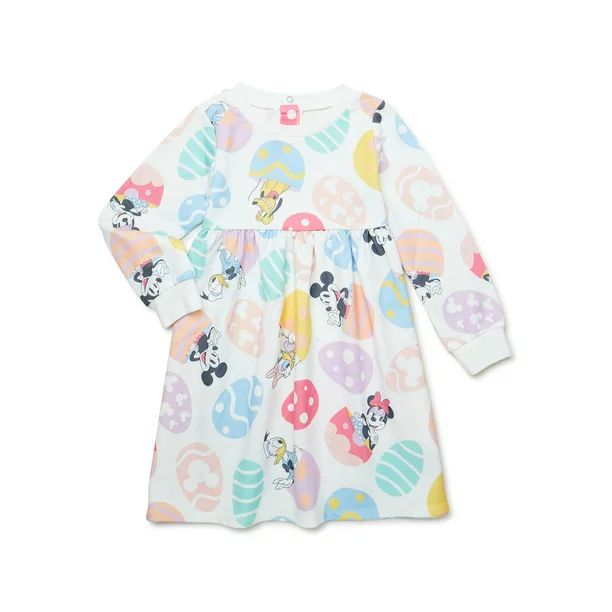 Mickey & Friends Easter Toddler Girl Dress, Sizes 12M-5T - Walmart.com | Walmart (US)