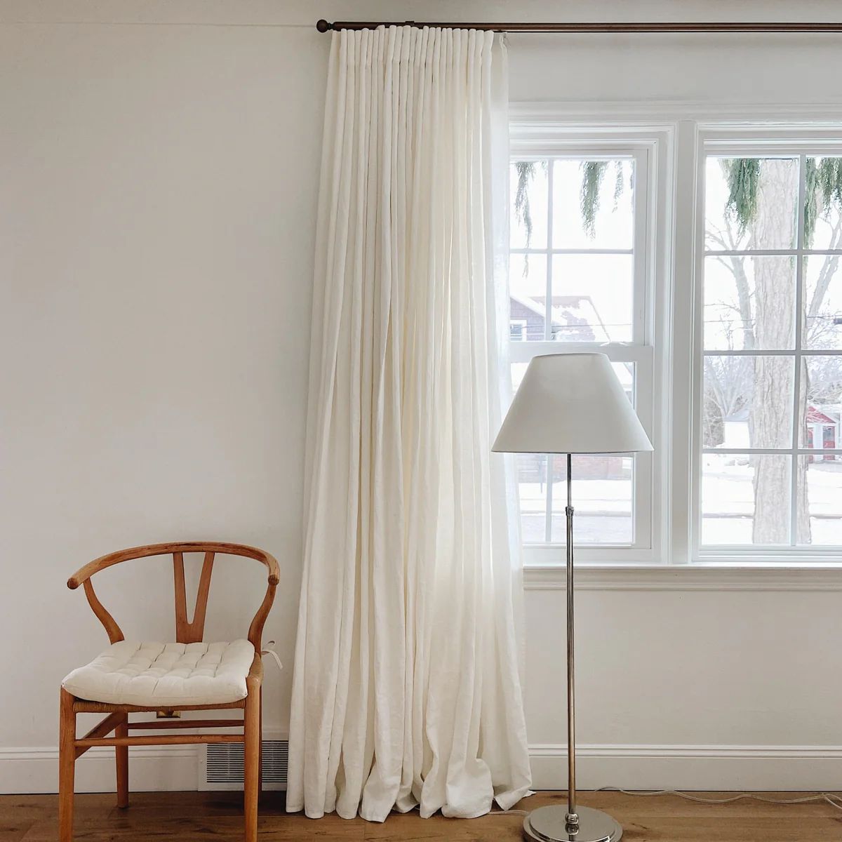 White Linen Curtains | Stoffer Home