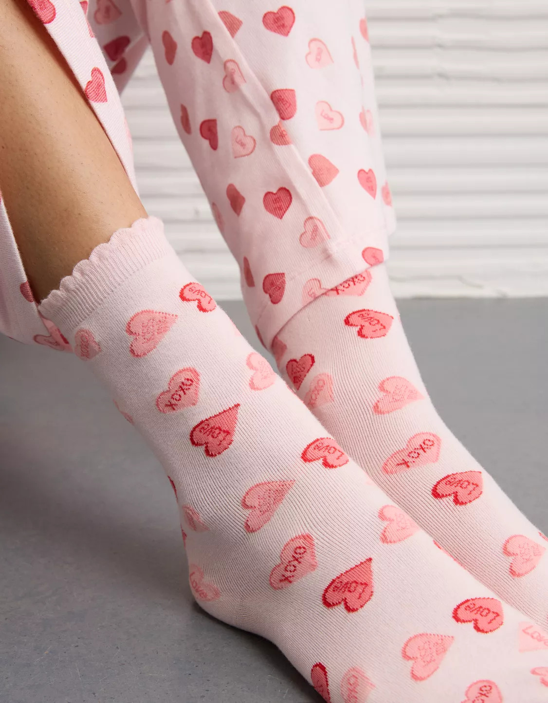 AE Valentine's Day Crew Socks | American Eagle Outfitters (US & CA)