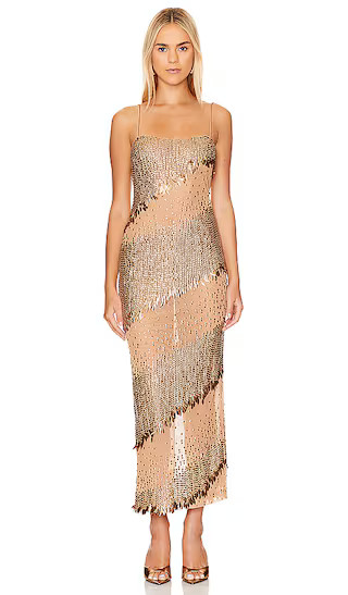 Carmine Dress in Tannin | Revolve Clothing (Global)