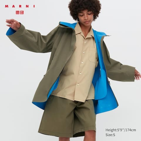 Marni BLOCKTECH Oversized Raincoat | UNIQLO UK | UNIQLO (UK)