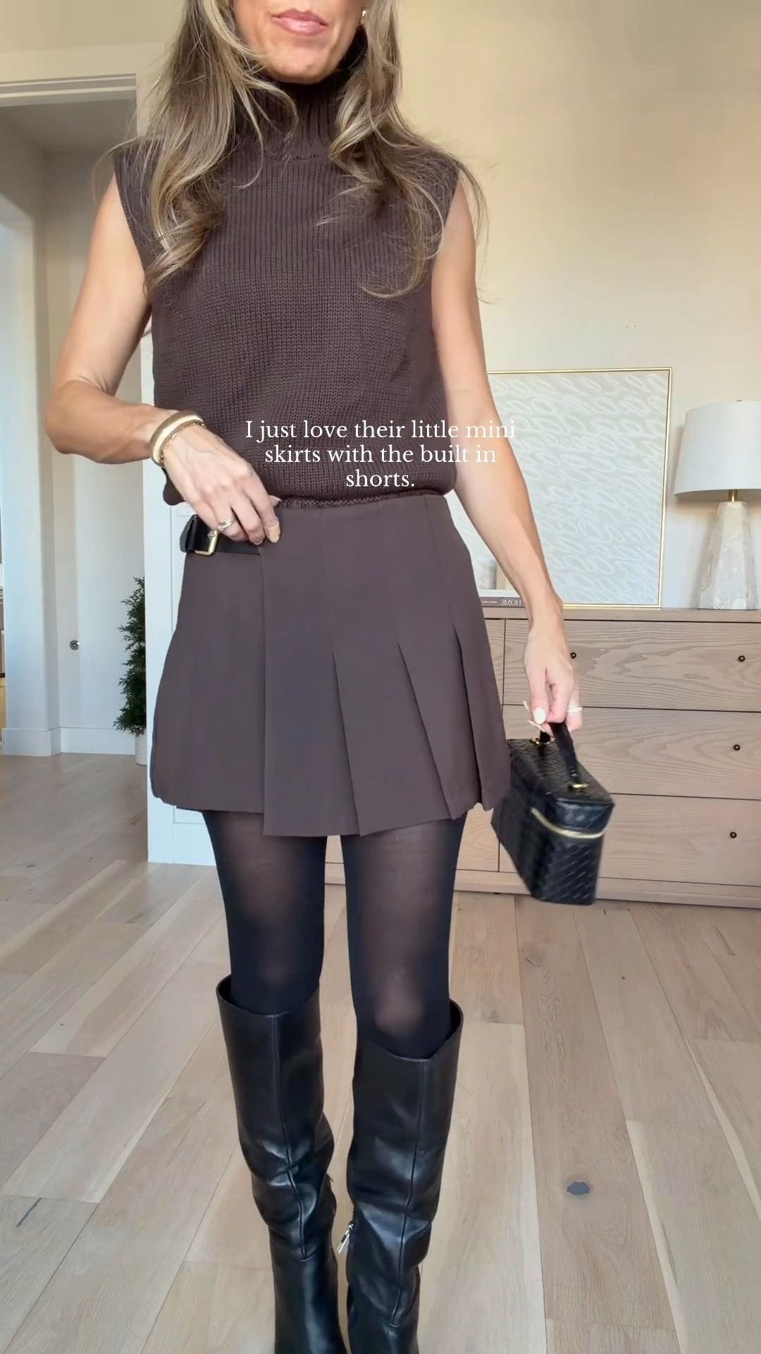 The cutest pleated mini skirt with built in shorts from Abercrombie!! True to size. Wearing xs  



#LTKootd #LTKSaleAlert #LTKSeasonal