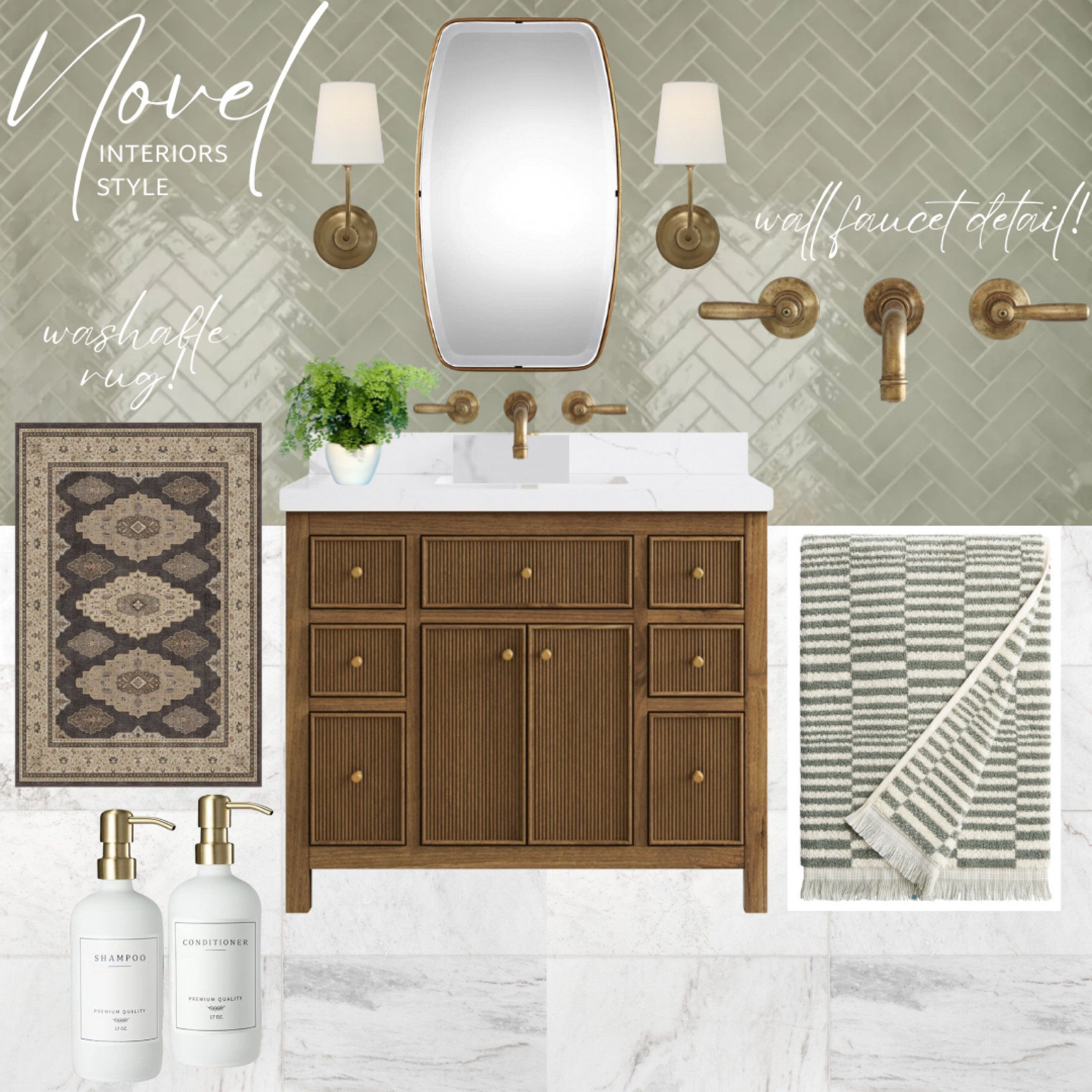 A stunning bathroom design with some high end touches. Some products aren’t available through LTK so make sure you check out my post on IG! Towel, faucet, and floor tile are tagged in my IG post! 

#LTKhome #LTKfamily