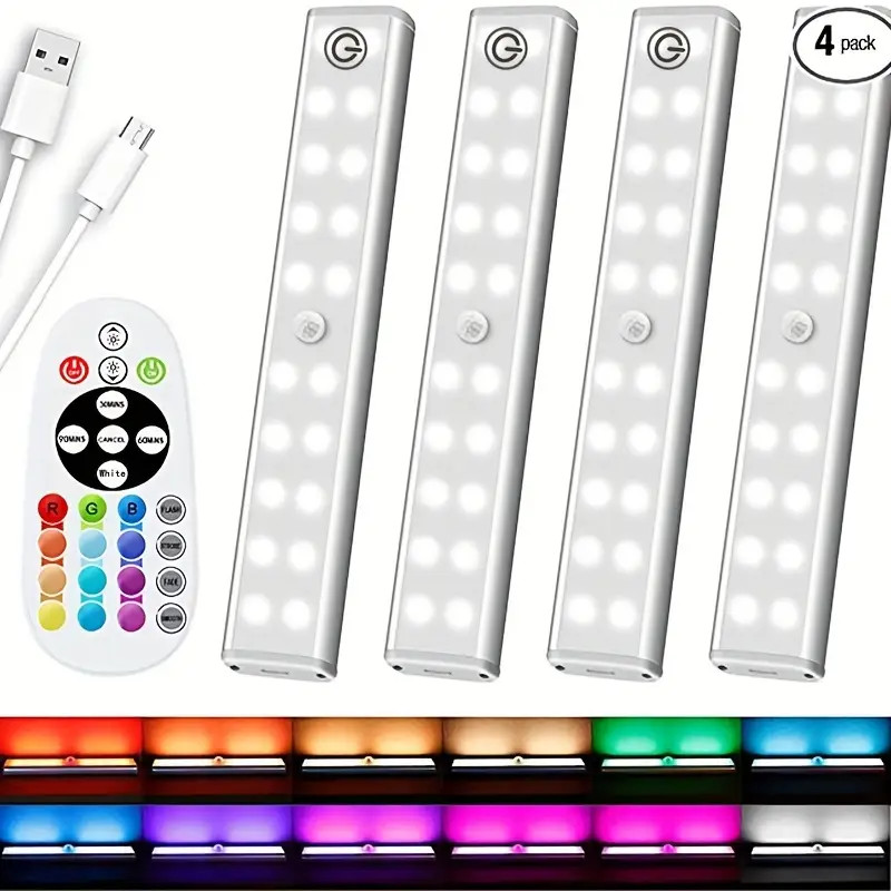 Remote Control Rgb Light Cabinet Rechargeable Lighting 48 - Temu | Temu Affiliate Program