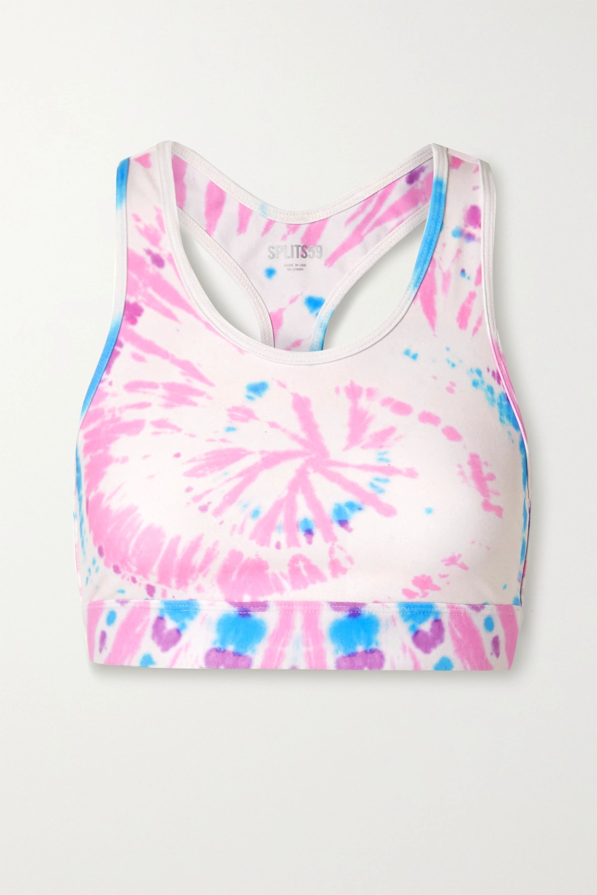 Geri tie-dyed stretch sports bra | NET-A-PORTER (US)